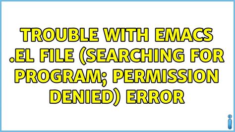 Emacs file save permission error on fusex, fix with .